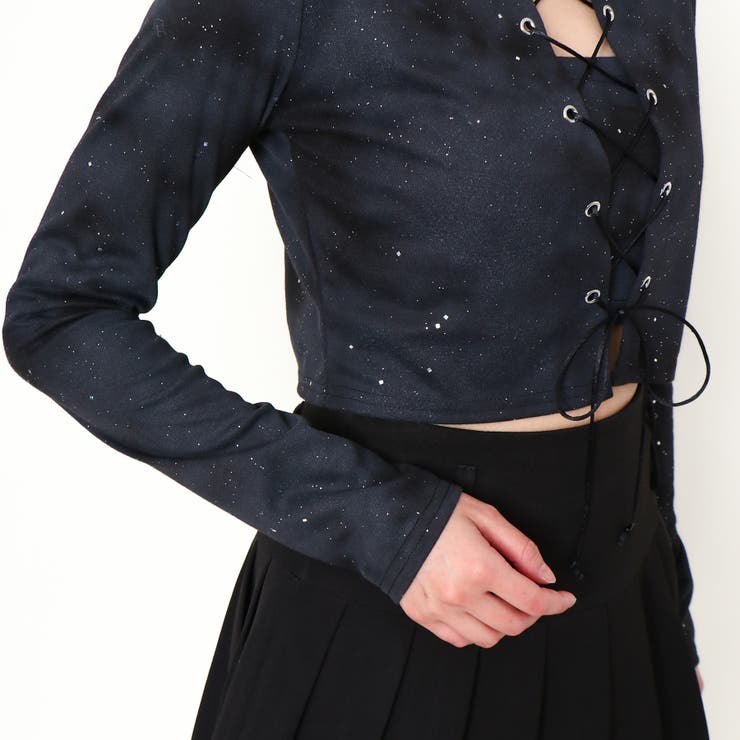 編み上げアンサンブルラメトップス | GORGE  | 詳細画像24 