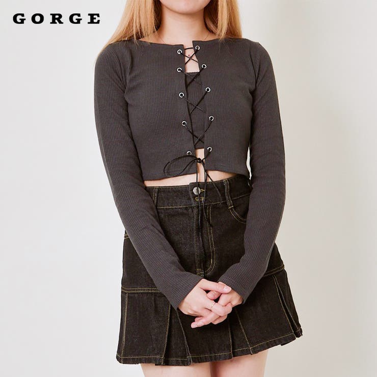 編み上げアンサンブルトップス[品番：GORW0009787]｜GORGE （ゴージ