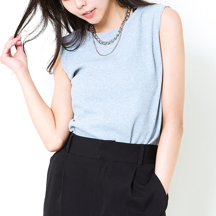 《着回し力◎》ミニマルリブタンク／インにもアウトにも使える | GORGE  | 詳細画像10 