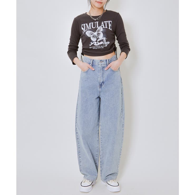 レディース テレコクロップドTシャツ 長袖 | GORGE  | 詳細画像8 