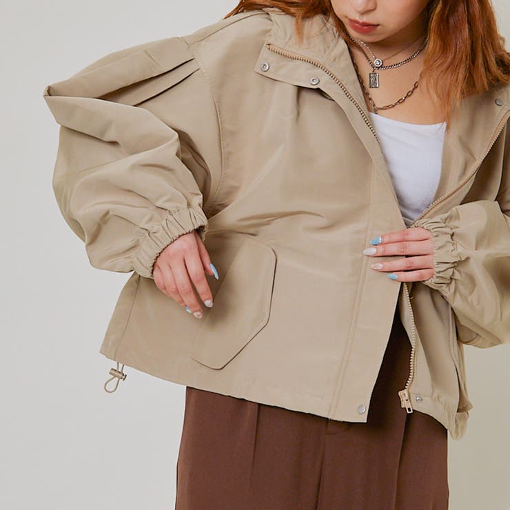 プールヴー（PourVous）/ボリューム袖マウンテンパーカー ボリューム袖マウンテンパーカー[品番：GORW0009742]｜GORGE （ゴージ