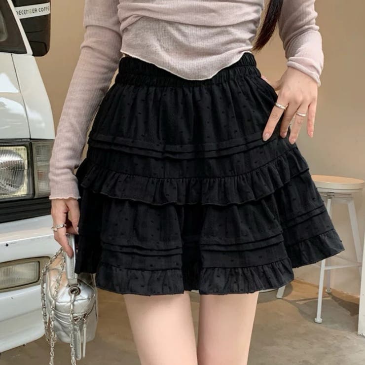 《ふんわりフリル×ドビーコットン》レディース ミニスカパン 美脚見え 春夏秋 | GORGE  | 詳細画像22 