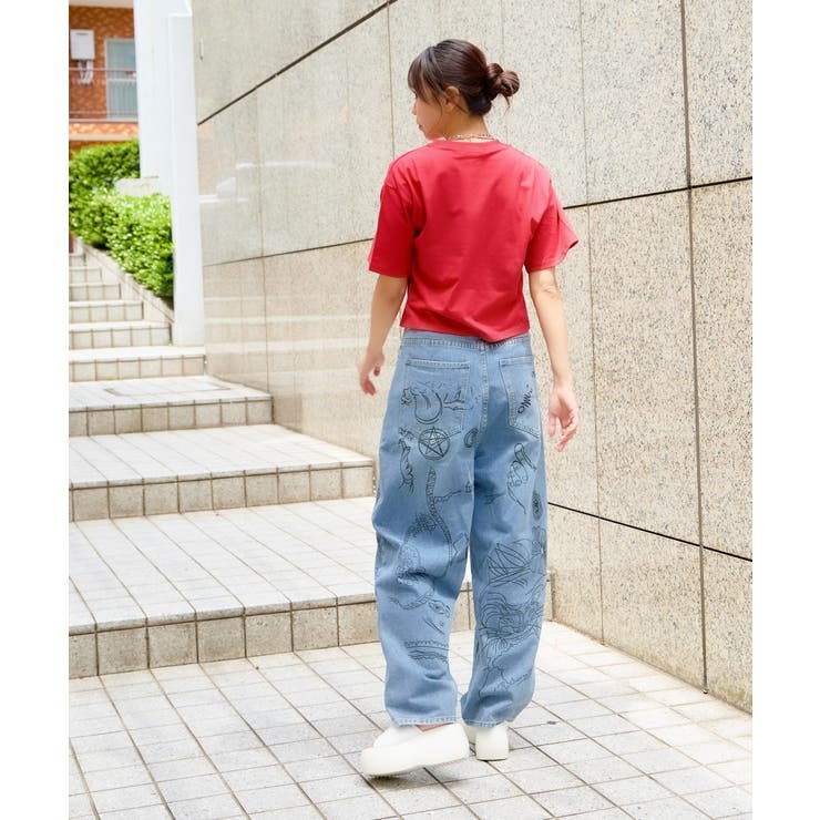 落書きデニムパンツ[品番：GORW0010075]｜GORGE （ゴージ）の