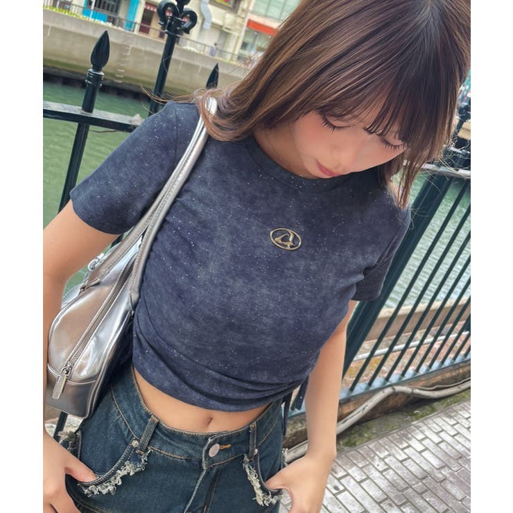 《ラメきら×ドロスト映え》レディース 半袖Tシャツ ショート丈 | GORGE  | 詳細画像38 