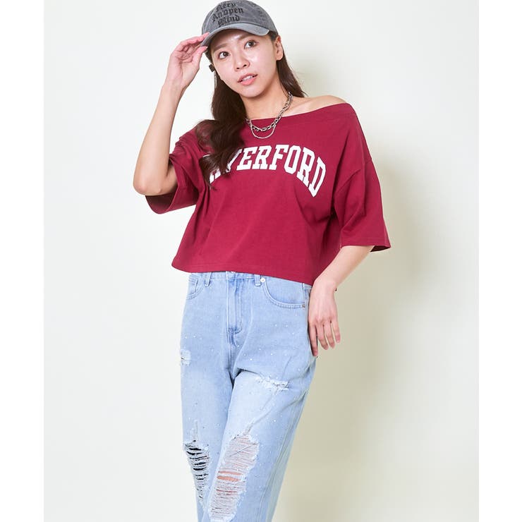 オフショルクラックｐｔＴシャツ | GORGE  | 詳細画像3 