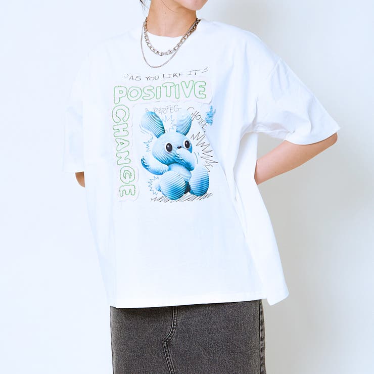 ツイル貼り付けラビットＴシャツ | GORGE  | 詳細画像11 