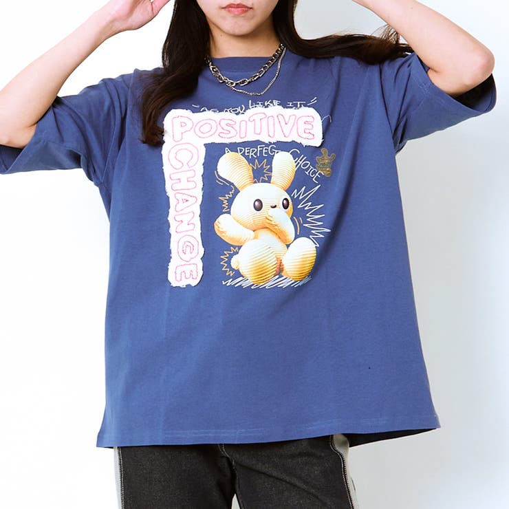 ツイル貼り付けラビットＴシャツ | GORGE  | 詳細画像13 