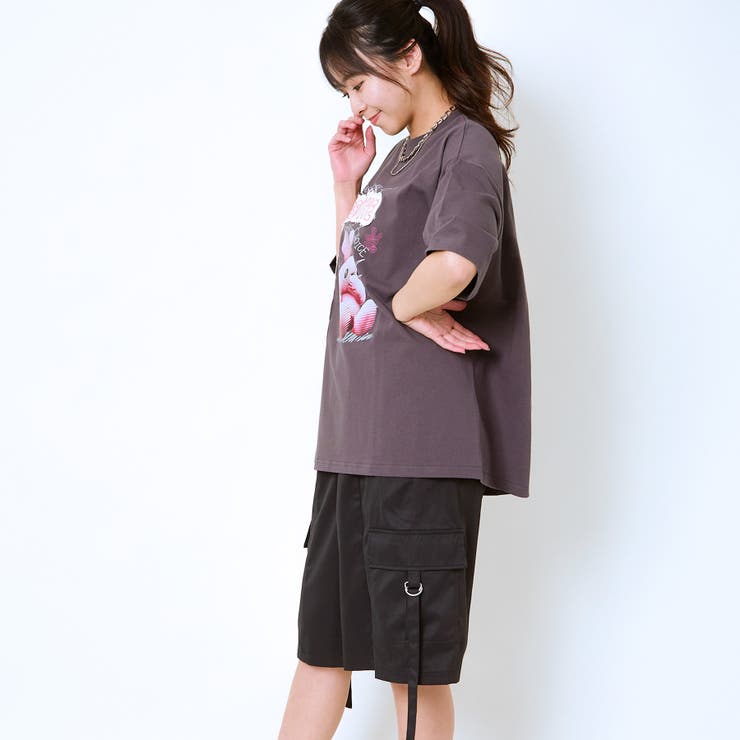 ツイル貼り付けラビットＴシャツ | GORGE  | 詳細画像4 