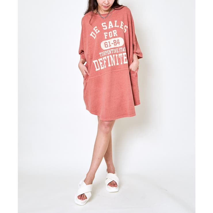 ピグメントバイオカレッジビッグＴシャツ | GORGE  | 詳細画像7 