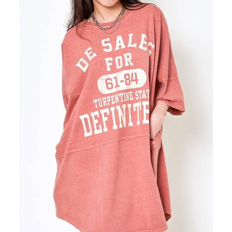 ピグメントバイオカレッジビッグＴシャツ | GORGE  | 詳細画像8 