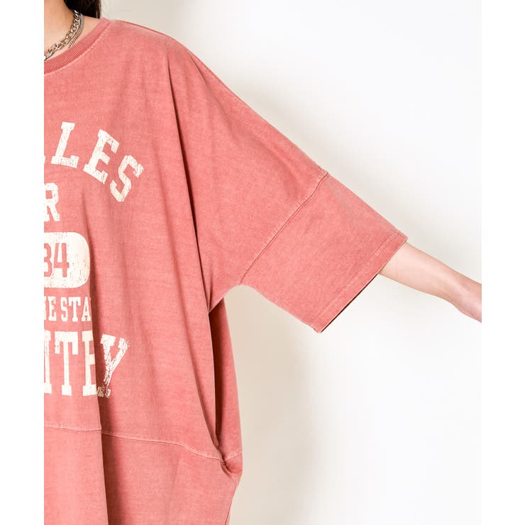 ピグメントバイオカレッジビッグＴシャツ | GORGE  | 詳細画像14 