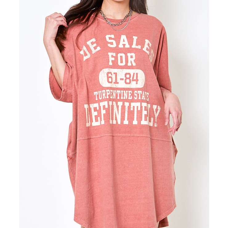 ピグメントバイオカレッジビッグＴシャツ | GORGE  | 詳細画像2 