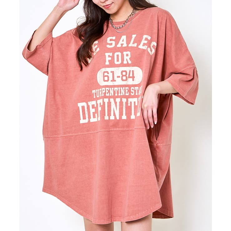 ピグメントバイオカレッジビッグＴシャツ | GORGE  | 詳細画像4 