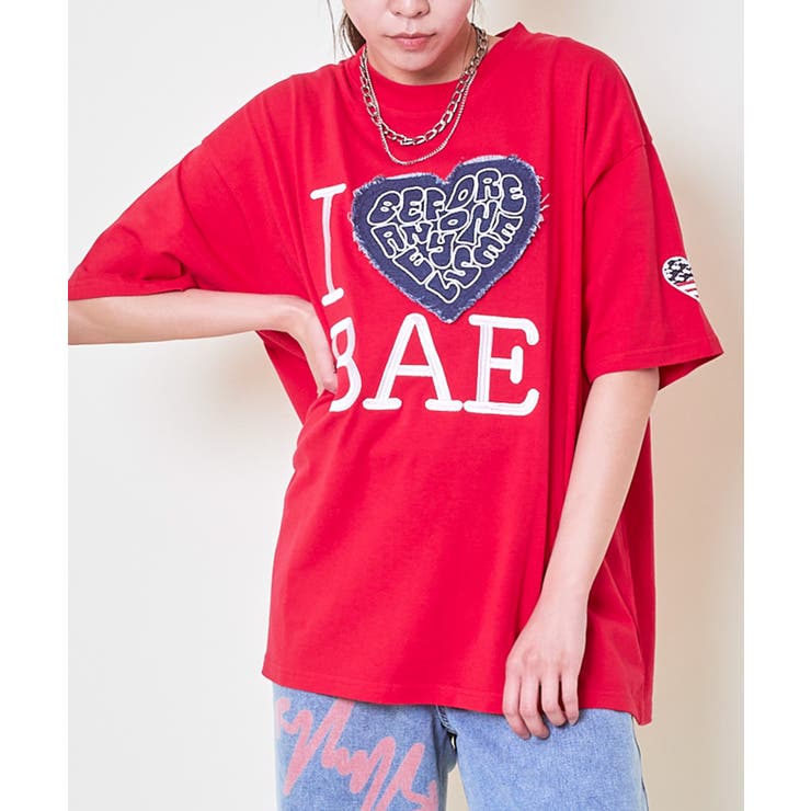 デニムハリツケＩハートＴシャツ | GORGE  | 詳細画像2 