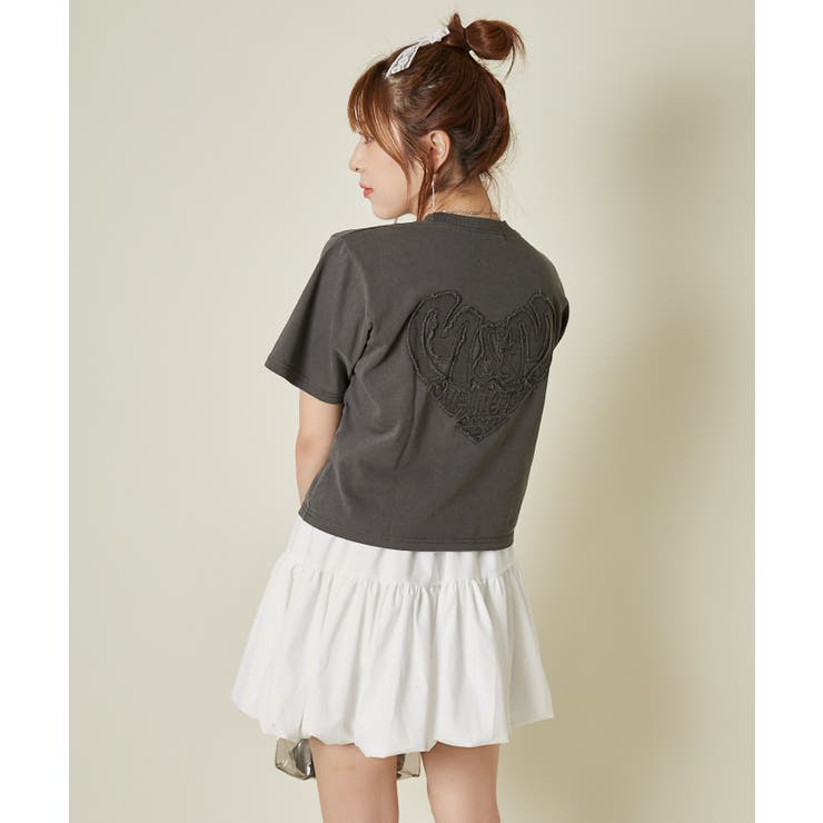 《ビッグハートロゴ×ピグメント》後ろ姿映えTシャツ | GORGE  | 詳細画像9 