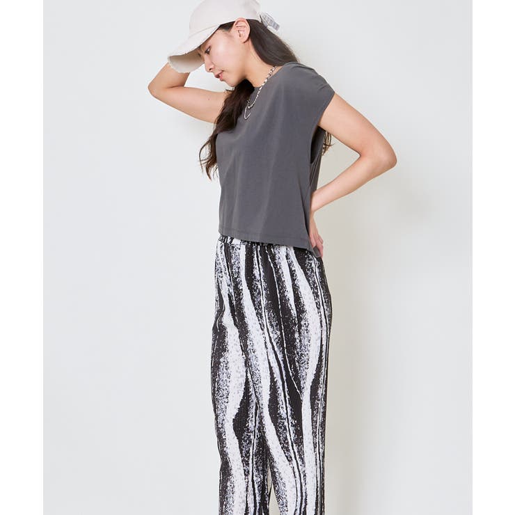 《タックショルダー×コンパクト丈》レディース フレンチスリーブTシャツ シンプル | GORGE  | 詳細画像15 