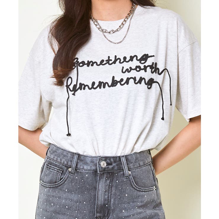 コード刺繍ロゴＴシャツ | GORGE  | 詳細画像12 