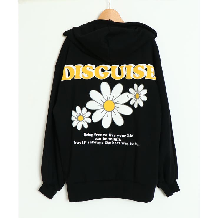 POPPY◆パーカー/FREE/コットン/WHT/花柄 花柄 パーカーⅡ ＜牡丹と菊/紫橙＞ | 京友禅アロハシャツ