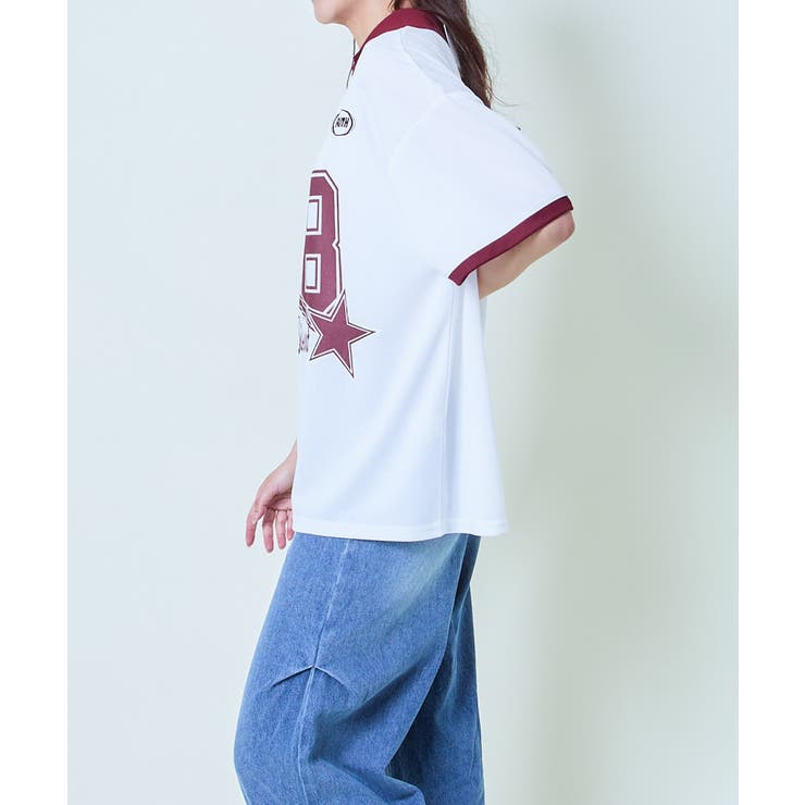 エリつきナンバリングＴシャツ | GORGE  | 詳細画像7 