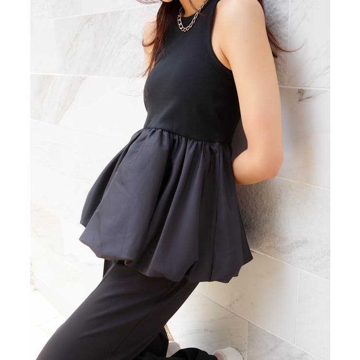 《カップ付き×バルーンフォルム》テレコトップ／らく映えデザイン | GORGE  | 詳細画像10 