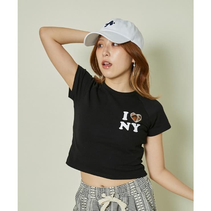 《レオパード♥ロゴ》ショート丈Tシャツ | GORGE  | 詳細画像9 