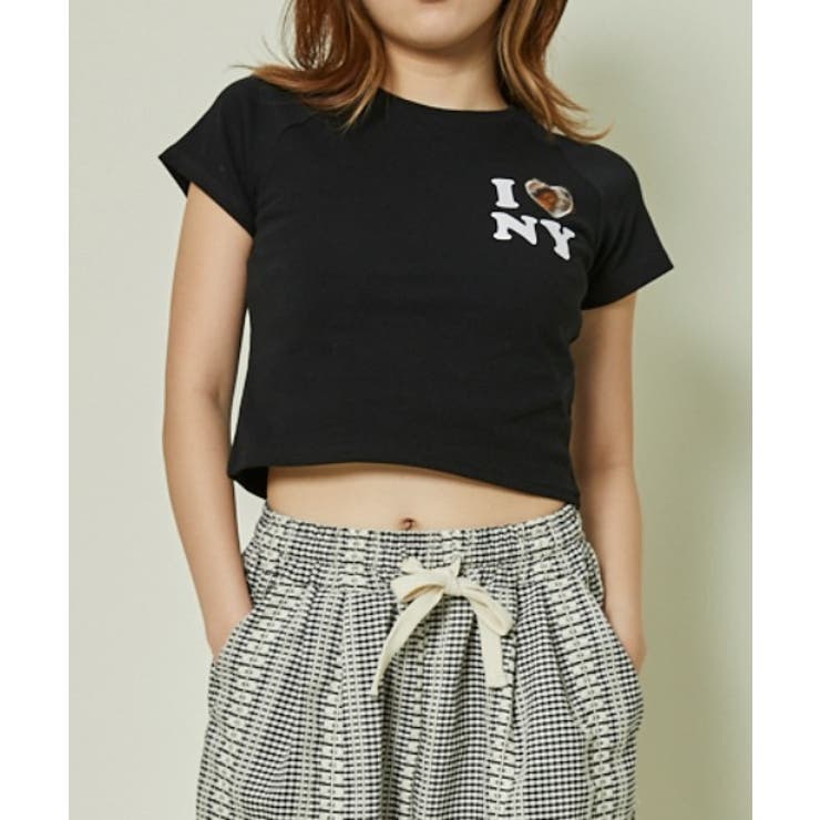 《レオパード♥ロゴ》ショート丈Tシャツ | GORGE  | 詳細画像7 