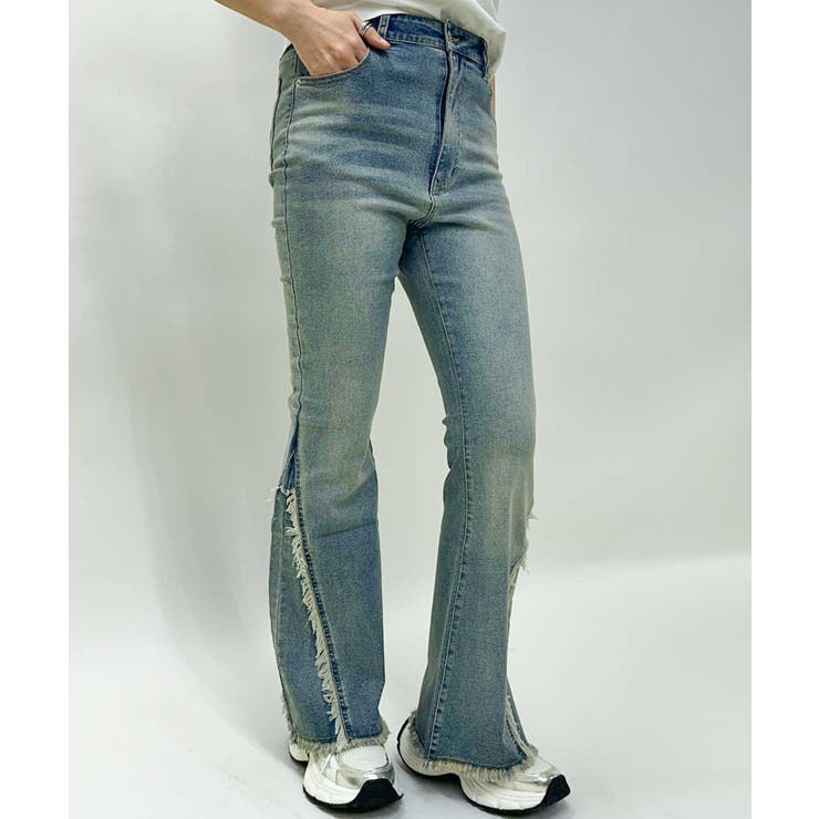 デニムフリンジフレアパンツ | GORGE  | 詳細画像8 