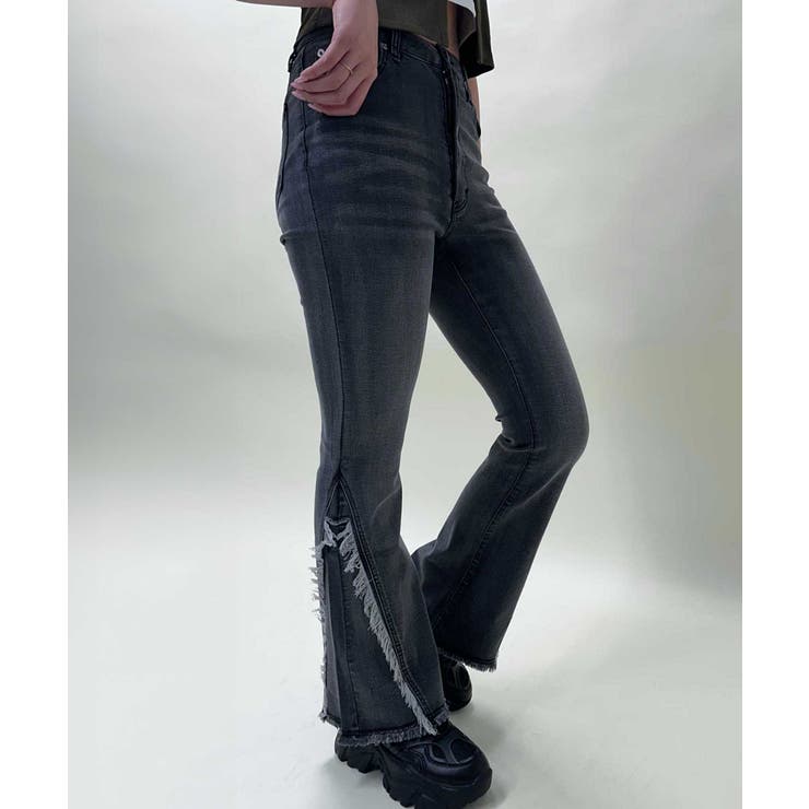 デニムフリンジフレアパンツ | GORGE  | 詳細画像5 