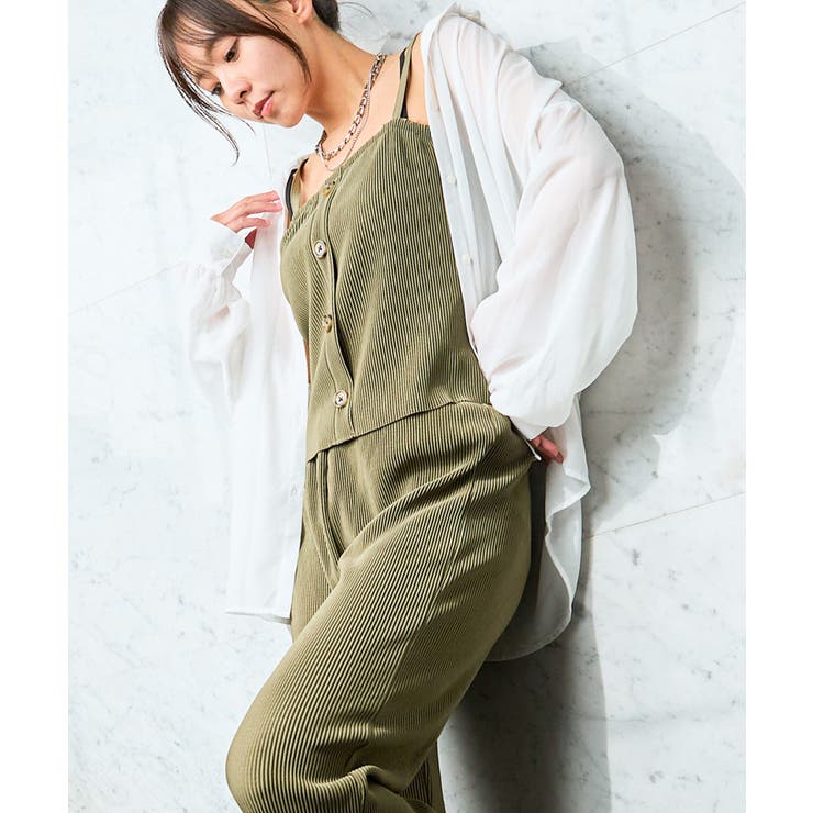 プリーツビスチェセットアップ[品番：GORW0010001]｜GORGE （ゴージ