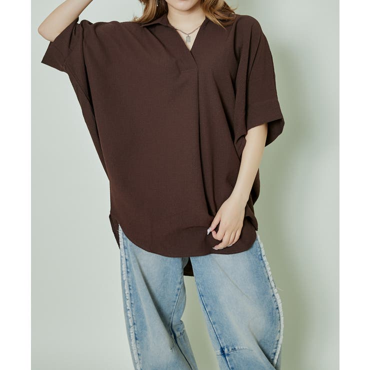 レディース 半袖シャツ 体型カバー | GORGE  | 詳細画像6 