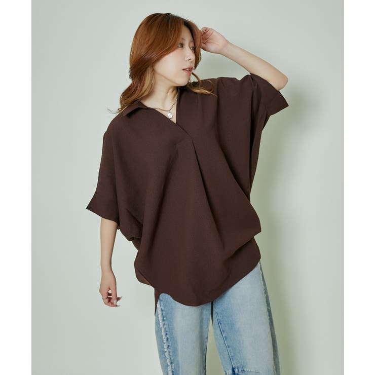 レディース 半袖シャツ 体型カバー | GORGE  | 詳細画像7 