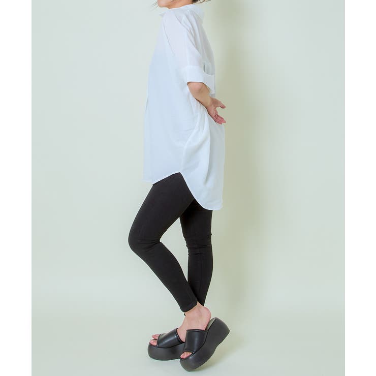 レディース 半袖シャツ 体型カバー | GORGE  | 詳細画像1 