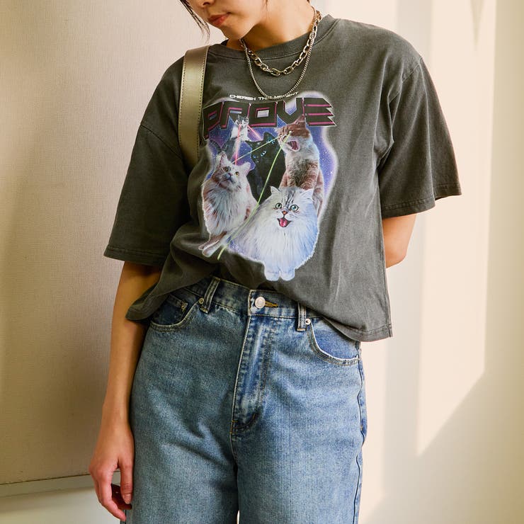 レディース 半袖Tシャツ ヴィンテージ風プリント | GORGE  | 詳細画像7 