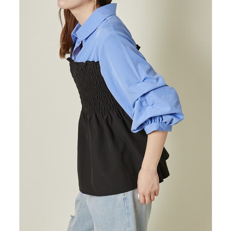 レディース ドッキングシャツ ブラウス風 | GORGE  | 詳細画像18 