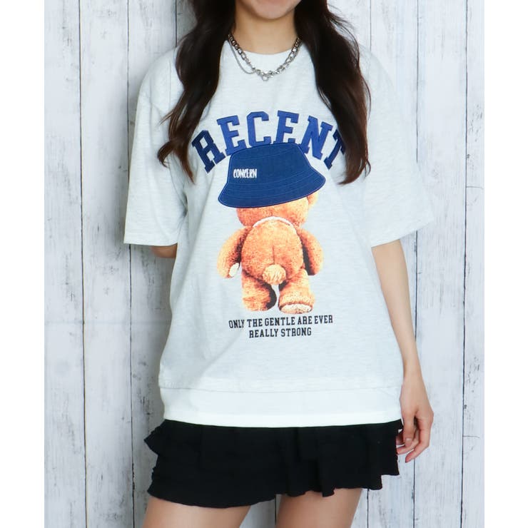 オートミール | レディース オーバーサイズTシャツ 体型カバー | GORGE 