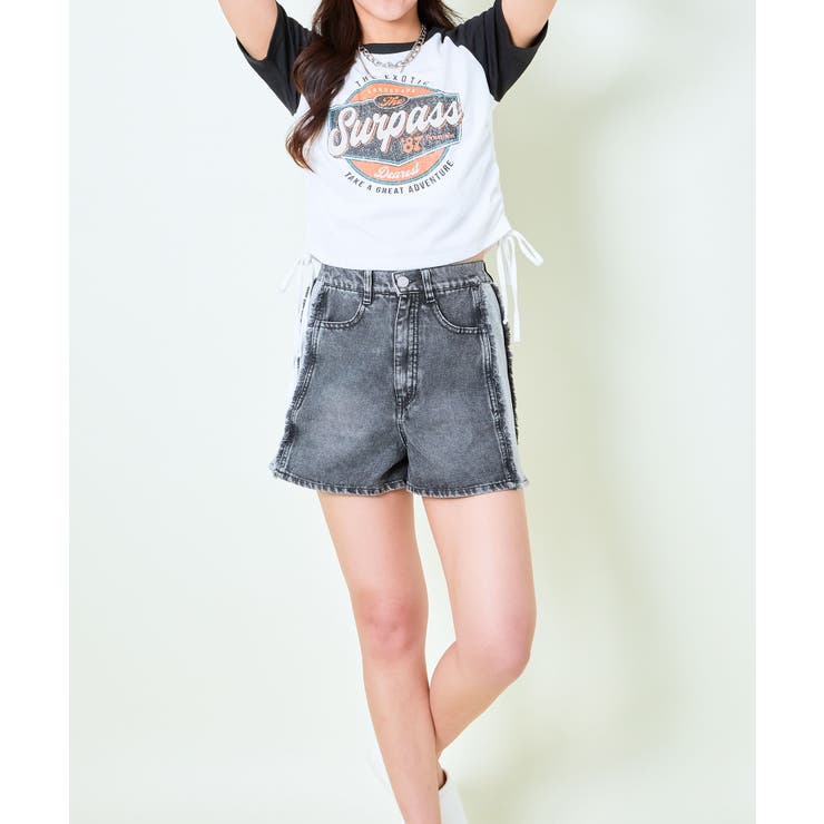 《ドロスト裾×ラグランスリーブ》ロゴプリントT／1枚でサマ見え	 | GORGE  | 詳細画像29 