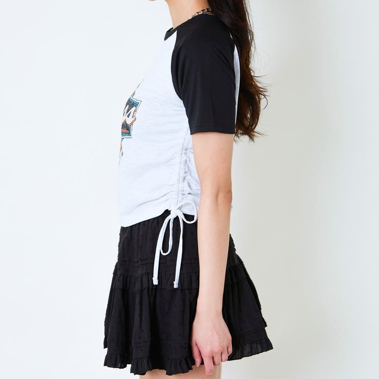 《ドロスト裾×ラグランスリーブ》ロゴプリントT／1枚でサマ見え	 | GORGE  | 詳細画像17 