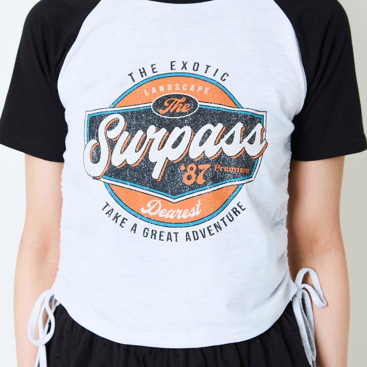 《ドロスト裾×ラグランスリーブ》ロゴプリントT／1枚でサマ見え	 | GORGE  | 詳細画像19 