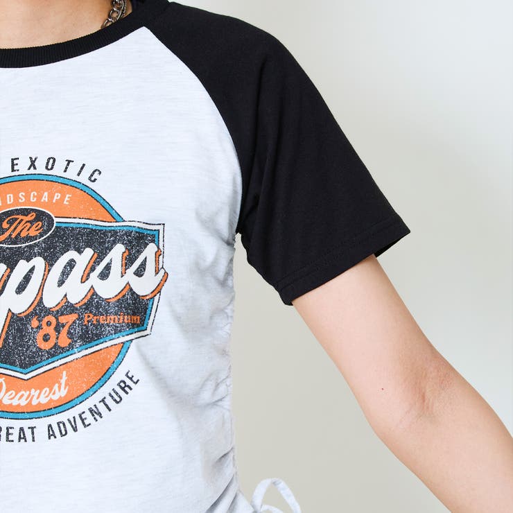 《ドロスト裾×ラグランスリーブ》ロゴプリントT／1枚でサマ見え	 | GORGE  | 詳細画像21 