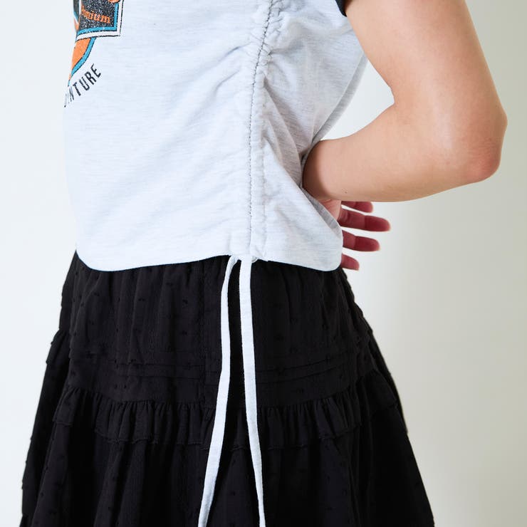 《ドロスト裾×ラグランスリーブ》ロゴプリントT／1枚でサマ見え	 | GORGE  | 詳細画像23 