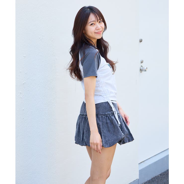 《ドロスト裾×ラグランスリーブ》ロゴプリントT／1枚でサマ見え	 | GORGE  | 詳細画像13 