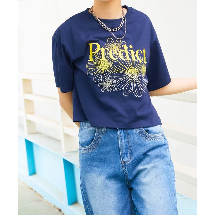 ネイビー | レディース グラフィックTシャツ カジュアル | GORGE 