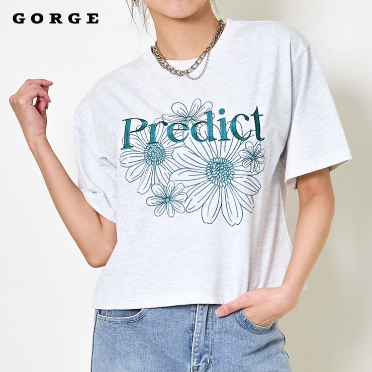 レディース グラフィックTシャツ カジュアル | GORGE  | 詳細画像1 