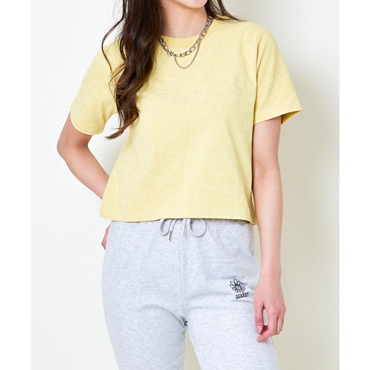 《短丈×ヴィンテージ風カラー》無地シンプルTシャツ | GORGE  | 詳細画像17 