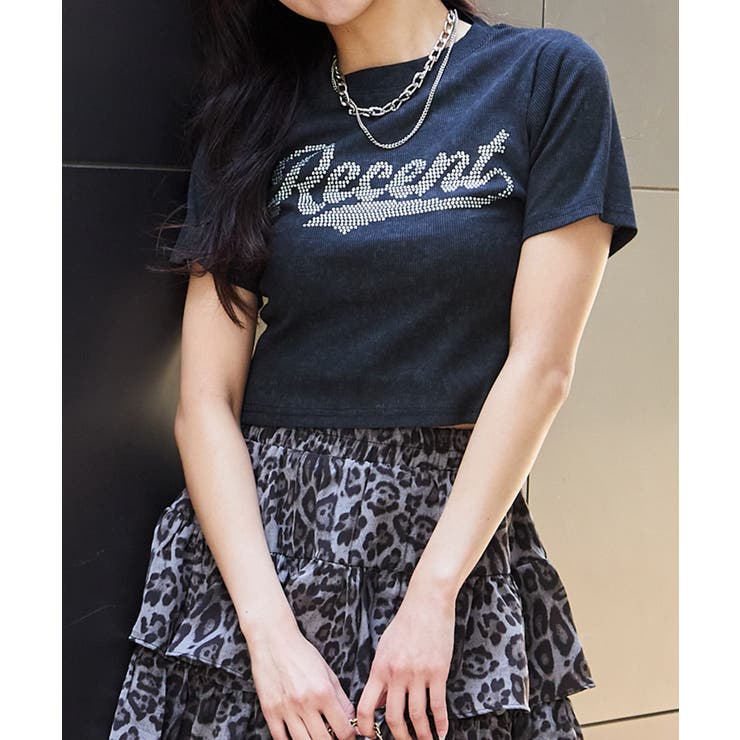 A&G クロスラインストーン　Tシャツ A&G クロスラインストーン Tシャツ - メルカリ