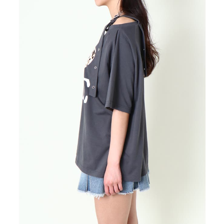 肩ベルトワンショルＴシャツ | GORGE  | 詳細画像12 