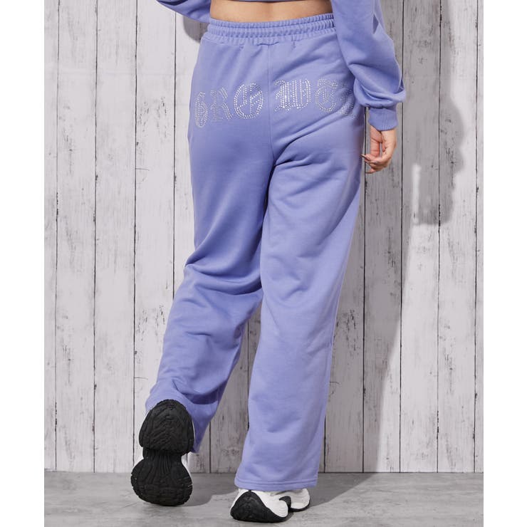 《ラインストーン×ピグメント加工》レディース スウェットパンツ ゆったりストレー… | GORGE  | 詳細画像18 