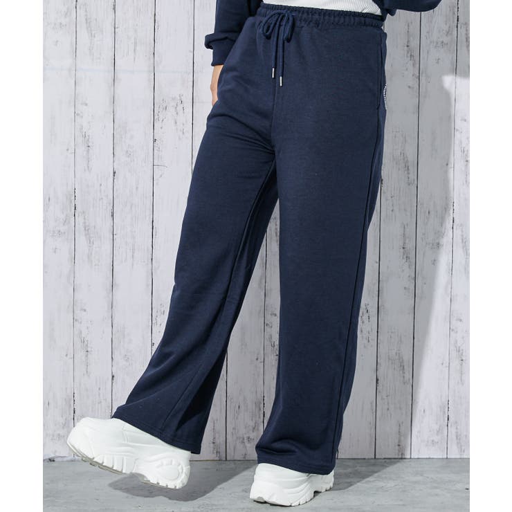 《ラインストーン×ピグメント加工》レディース スウェットパンツ ゆったりストレー… | GORGE  | 詳細画像12 