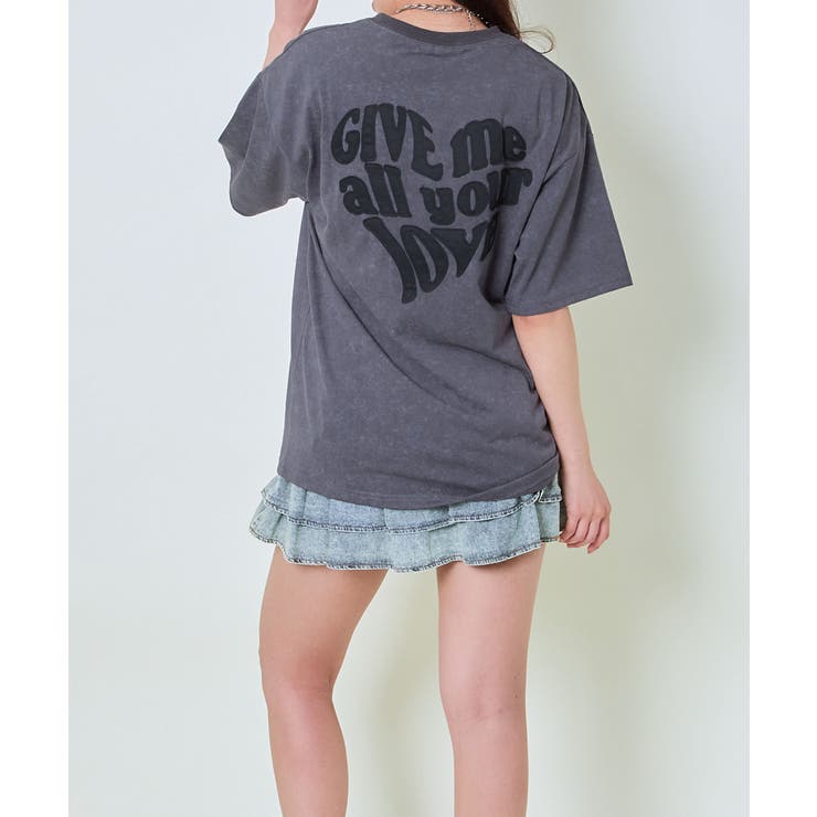 ピグメント風ツイル貼り付けＴシャツ | GORGE  | 詳細画像9 