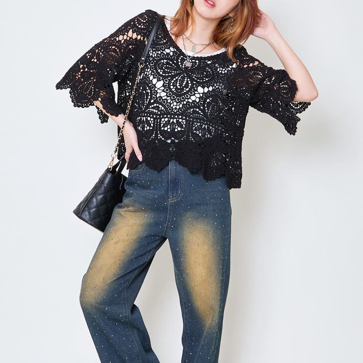 カギバリクロシェプルオーバー | GORGE  | 詳細画像3 